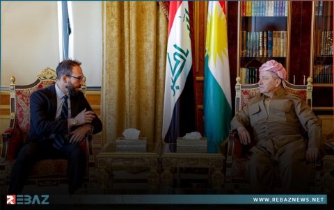 الرئيس بارزاني يستقبل القنصل العام الأمريكي لدى إقليم كوردستان
