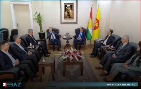 وفد من الكوردستاني - سوريا يزور مكتب العلاقات الكوردستانية - العراق لـPDK