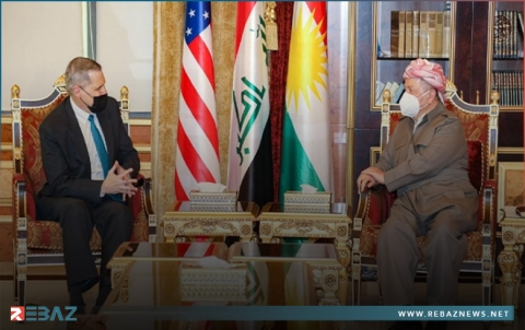 فحوى لقاء الرئيس مسعود بارزاني ووفد من وزارة الخارجية الأمريكية