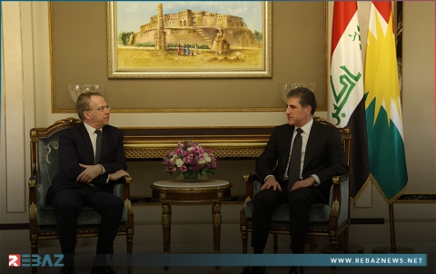 فرنسا تؤكد على استمرار الدعم والمساندة لإقليم كوردستان