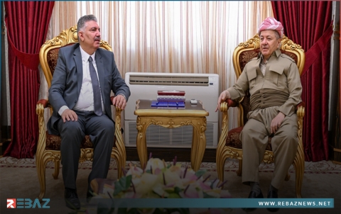 الرئيس بارزاني يستقبل السياسي السوري محمود المسلط 