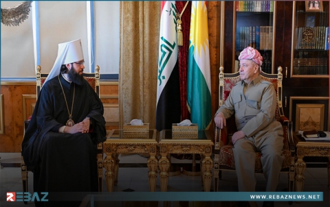 الرئيس بارزاني يستقبل وفدا من الكنيسة الأرثوذكسية الروسية