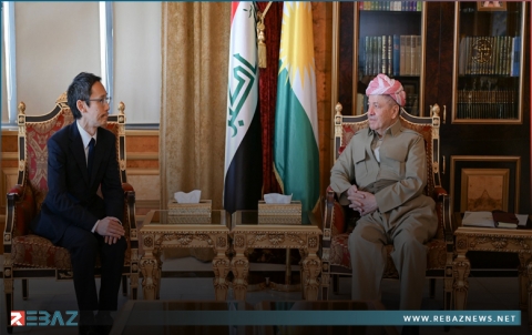 الرئيس بارزاني يستقبل القنصل العام الياباني في إقليم كوردستان