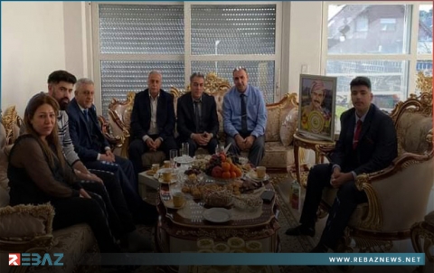 وفد من قيادة منظمة أوروبا للكوردستاني - سوريا يزور عائلة الشهيد نصرالدين برهك