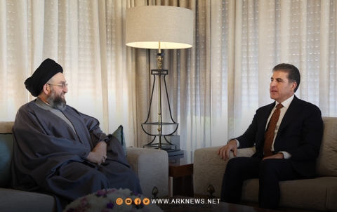 نيجيرفان بارزاني وعمار الحكيم يتبادلان وجهات النظر حول الأوضاع في المنطقة 