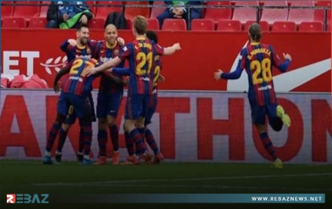 برشلونة يتعادل مع ألافيس في أول مباراة بعد إقالة كومان