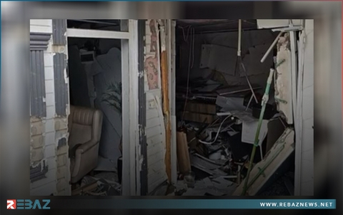 انفجار بسبب تسرب الغاز يتسبب في احتراق منزل بالكامل في السليمانية