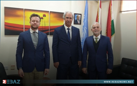 بدعوة خاصة.. رئيس ممثلية إقليم كوردستان لـENKS يزور رئیس مکتب أربیل لبعثة الأمم المتحدة