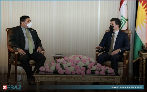 رئيس إقليم كوردستان يجتمع مع نائب المبعوث الأمريكي الخاص إلى سوريا