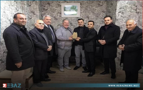 وفد من الكوردستاني - سوريا يزور مشفى الشفا الأهلي في أربيل