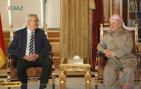 الرئيس بارزاني يستقبل نائب وزير التنمية والتعاون الإقتصادي الألماني