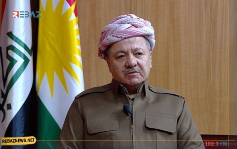 الرئيس مسعود بارزاني  يوجه رسالة  بخصوص كركوك