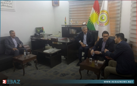 شنكو نور الدين زازا يزور مكتب العلاقات الوطنية للكوردستاني - سوريا