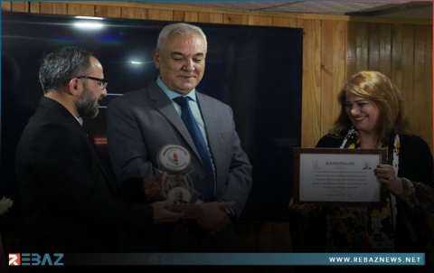 الكاتب لقمان يوسف يحصل على جائزة اتحاد كتاب كوردستان سوريا 