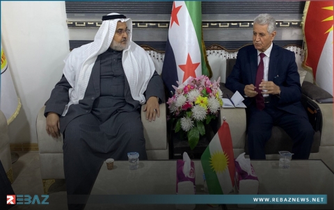وفد من وجهاء عشيرة طي يزور مكتب الديمقراطي الكوردستاني-سوريا 