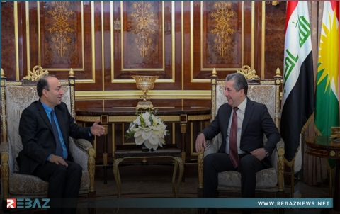 مسرور بارزاني يستقبل عثمان بايدمير 