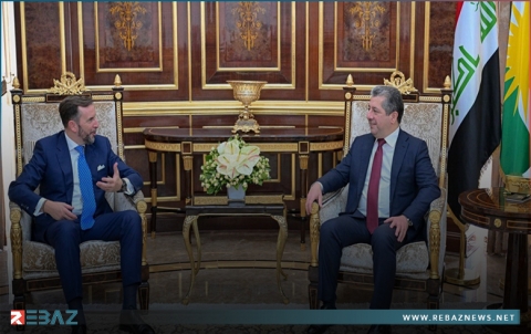 مسرور بارزاني ونيكولو فونتانا يؤكدان على تعزيز العلاقات بين إقليم كوردستان وإيطاليا