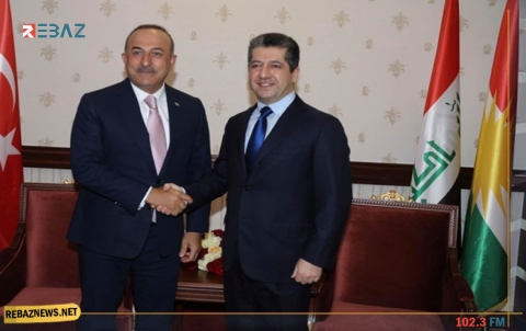 اجتماع بين مسرور بارزاني وجاويش اوغلو