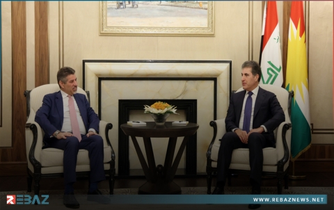 نيجيرفان بارزاني وستيفن فاغن يؤكدان على تعزيز العلاقات بين إقليم كوردستان وأمريكا 