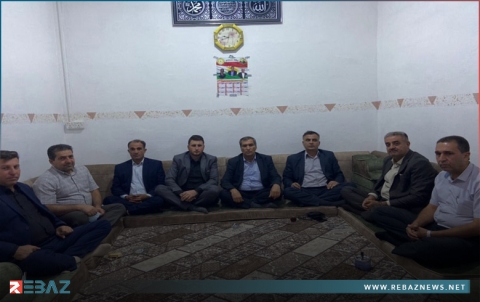 وفد من PDK-S يزور عائلة المناضل عدنان رمضان