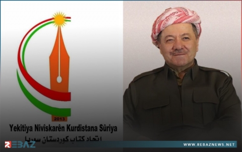 اتحاد كتاب كوردستان سوريا يهنئ الرئيس بارزاني بذكرى تأسيس الحزب الديمقراطي الكوردستاني