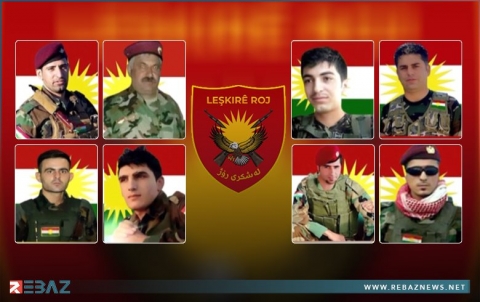  الذكرى السنوية الرابعة لاستشهاد ثمانية مقاتلين من قوات بيشمركة روج Leşkerê Roj 