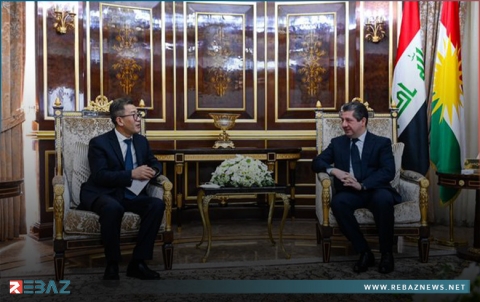 مسرور بارزاني يستقبل القنصل العام الصيني لدى إقليم كوردستان