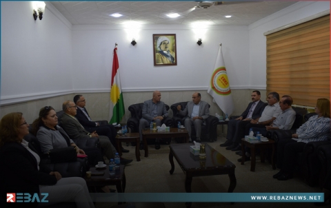 ممثلية إقليم كوردستان للوطني الكوردي تستقبل وفداً من العلاقات الوطنية للديمقراطي الكوردستاني