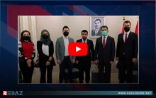 وفد من اتحاد الطلبة والشباب الديمقراطي الكوردستاني - روژئاڤا يزور الدكتور سامان برزنجي