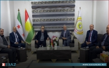 سكرتير الديمقراطي الكوردستاني–سوريا يستقبل أمين عام تيار اليسار الثوري 