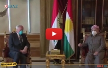 الرئيس بارزاني و رئیسي إقلیم كوردستان وحكومتها يستقبلون جيفري ويناقشون وضع الإقليم و كوردستان سوريا